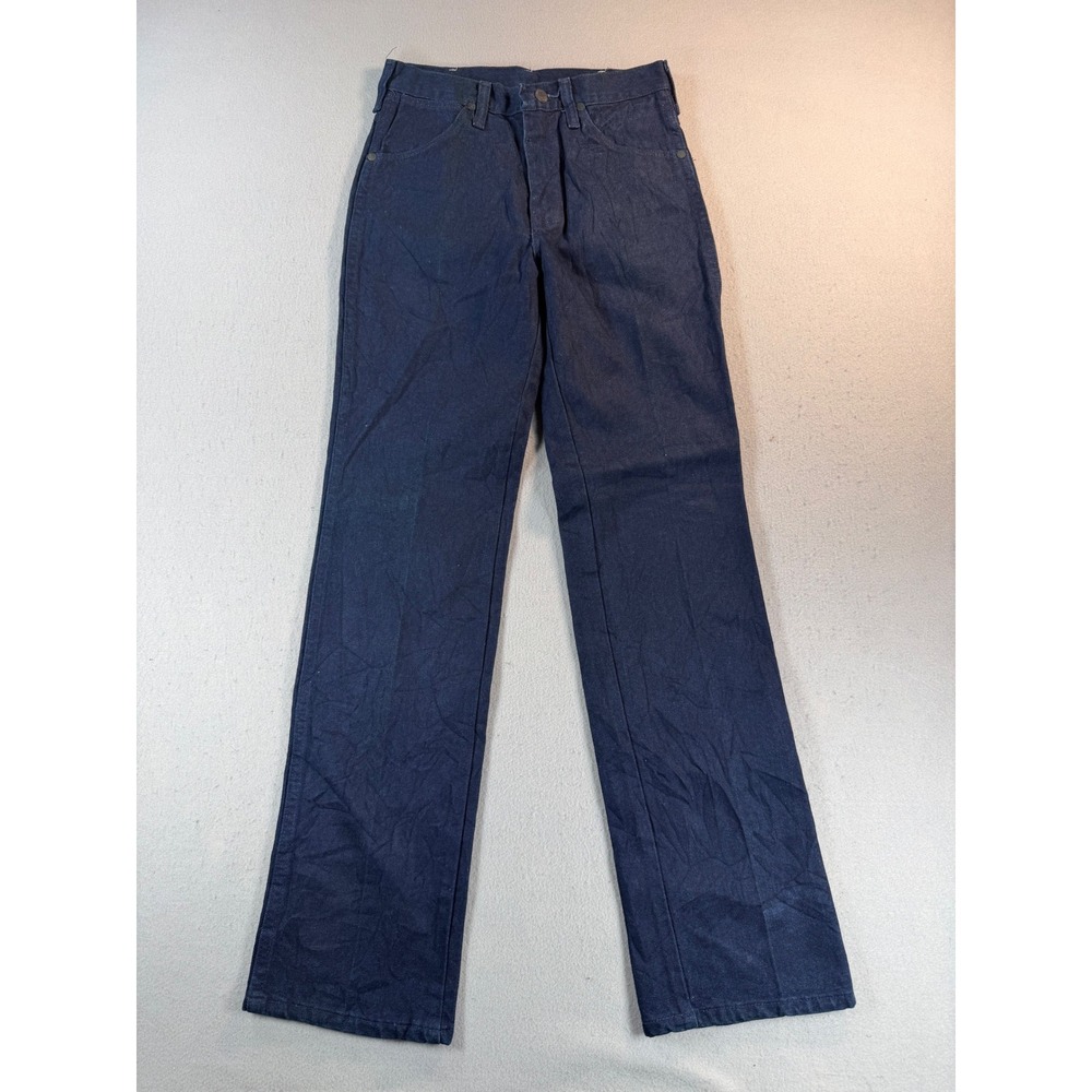 Wrangler 936DEN Cowboy Cut Slim Fit Jeans Dark Wash Denim Made in USA 28x32
